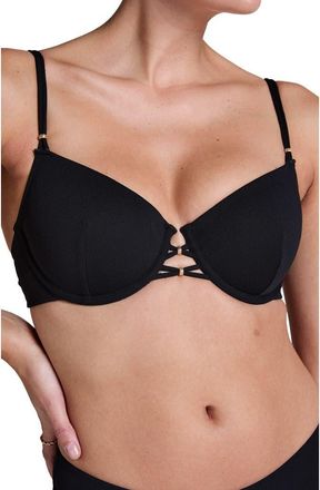 Hunkemöller Holbox Bikini Top in Black at Nordstrom, Size 38