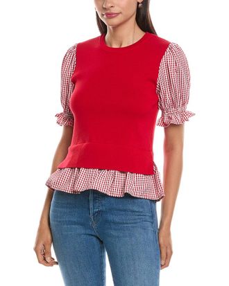 Nanette Lepore Twofer Knit Top