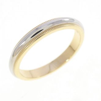 Tiffany & Co. Yellow Gold (18K) Platinum 950 Band Ring (Pre-Owned)