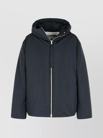 Jil Sander padded hooded long sleeve jacket