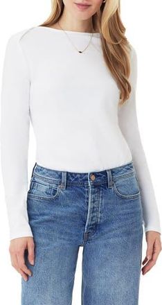 Scotch & Soda Boat Neck Knit Top in Bright White at Nordstrom Rack, Size X-Small