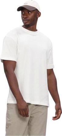 New Amsterdam Surf Association Logo Tee Waffle - Heren - Tops - Wit - Maat: M Katoen
