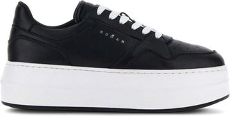 Hogan Black H670 Lace Up Sneakers