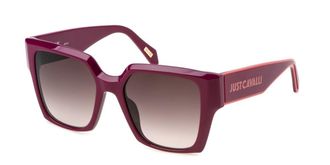 Just Cavalli SJC091V 0G96 Womens Sunglasses Burgundy Size 53
