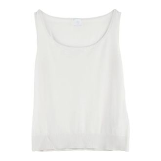 Eleventy Sleeveless Tops, female, Beige, Size: XS Sleeveless Top