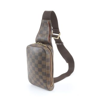Louis Vuitton Ebene Coated Canvas Pouch Shoulder Bag Sling Bag (Pre-Owned)