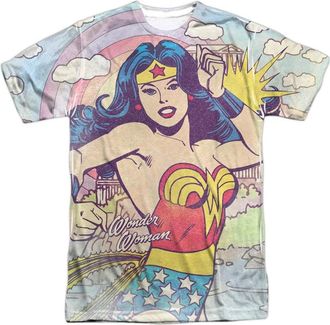 Gildan DC Comics Hometown Girl Short Sleeve Adult Poly Crew Tee / T-Shirt
