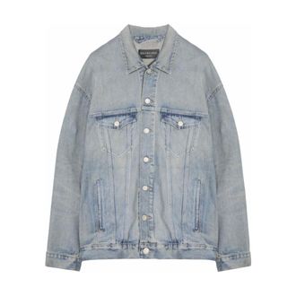 Balenciaga Hombre, Chaquetas, Azul, Talla: M