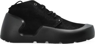 Birkenstock Reykjavik Mid Lace n Black, Nubuck Leather