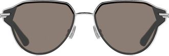 Bottega Veneta Occhiali da sole aviatore Bottega Veneta Glaze