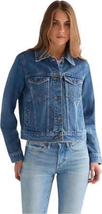 Wrangler Regular Western Jacket - Dames - Spijkerjassen - Blauw - S - Katoen - Jassen