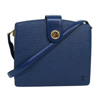 Louis Vuitton Pre-owned Cross Body Bags, female, Blue, Size: ONE SIZE Pre-owned Vintage Epi Leather Shoulder Bag