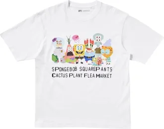 Uniqlo x Cactus Plant Flea Market Spongebob Squarepants UT Graphic II T-Shirt White 474451-00