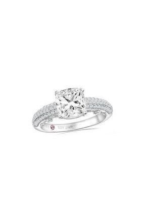 Suzy Levian Cubic Zirconia Engagement Ring in White at Nordstrom Rack, Size 8.5