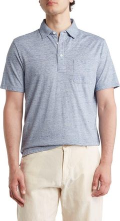Faherty Heather Stretch Polo in Light Blue at Nordstrom Rack, Size Xx-Large