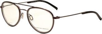 Porsche Design Mens 53mm Brown Opticals P8366-53D