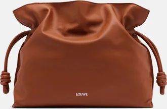 Loewe Flamenco Large leather clutch