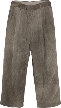 Ziggy Chen Pinstriped Pleated Trousers