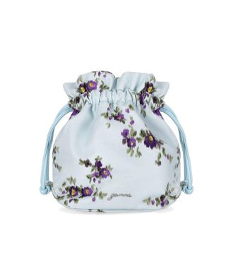 Ganni POUCH A FIORI AZZURRA GANNI