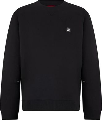 HUGO BOSS Dargencrew Crew Neck Sweater - Heren - Sweatshirts - Zwart - S - Katoen - Hoodies & sweatvesten