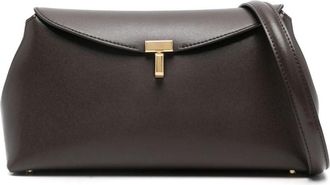 Toteme Clutch T-Lock - Marrone