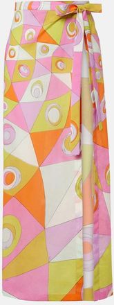 Pucci Copricostume Orchidee in cotone