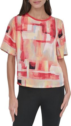 DKNY Dkny Scarf Twill Top