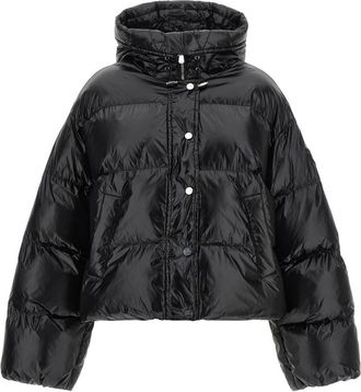 Pinko Black Quilted Hood Jacket