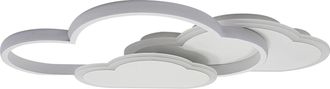 OEM L&aacute;mpara De Techo Led Con Forma De Nube, Regulable En 3 Colores, 42 W