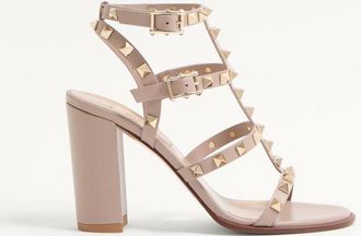 Valentino Garavani Rockstud Ankle Strap Sandal 90 Mm Wo