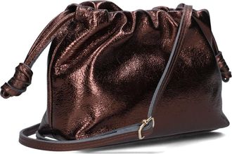 Notre-V Bruine Arela Schoudertas - Dames - Schoudertassen - Bruin - ONE Size - Wol - Tassen