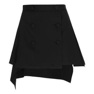 Vivienne Westwood Short Skirts, female, Black, Size: XS Asymmetric Mini Skirt