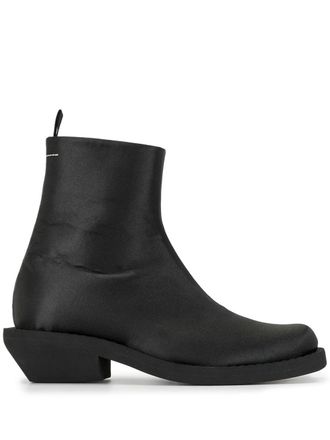 Maison Margiela Stivali con tacco curvo - Nero