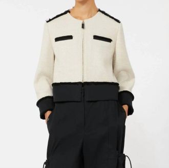 Max Mara Pagaia Jacket In Beige
