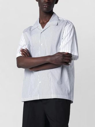 Jil Sander short sleeve shirt striped pattern design