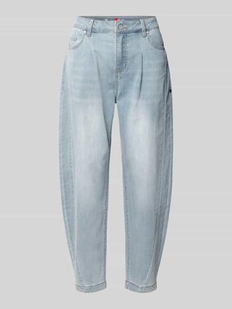 Buena Vista Barrel Fit Jeans im Used-Look Modell Ballon in Hellgrau, Gr&ouml;&szlig;e XXS