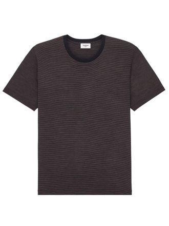 Saint Laurent Dark Brown Pullover T-Shirt