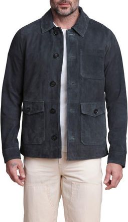 Bagatelle Suede Barn Jacket in Dusk at Nordstrom, Size X-Large