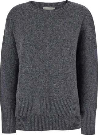 Lisa Yang Truien - Dames - Cashmere truien - Grijs - S - Truien & Vesten