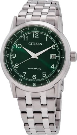 Citizen Mechanical Automatic Green Dial Mens Watch NJ0210-56M