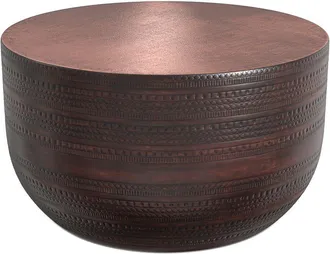 Simpli Home Johnsen 29.5In Boho Metal Coffee Table