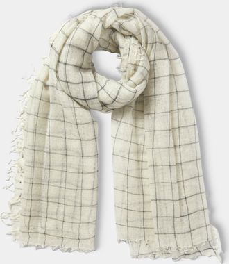 Frenckenberger Woven Cashmere Medium Scarf