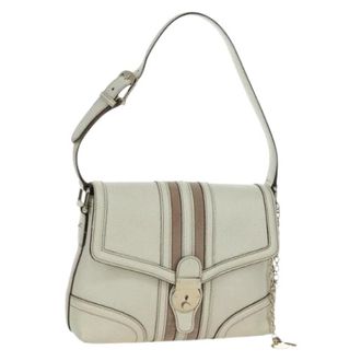 Gucci Pre-owned Shoulder Bags, female, White, Size: ONE SIZE Pre-owned Vintage Hand Bag