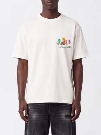 Barrow Graphic Print Cotton T-Shirt with Contrast Logo