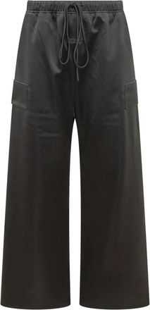 Fear of God Bonded Satin Field Pant - Heren - Wijde Broeken - Zwart - XL - Polyester - Broeken