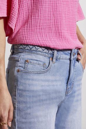 Tribal Audrey Girlfriend Classic Denim Short In Beach Wash