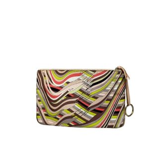 Emilio Pucci Pre-owned Leren Clutch - Dames - Vintage Clutch - Veelkleurig - ONE Size - Leer - Vintage