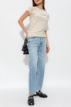 Rag & Bone Harlow Straight Leg Jeans, Womens, Blue