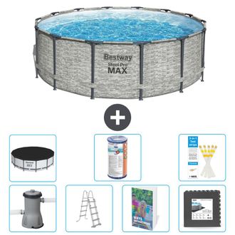 Bestway Piscina Bestway Steel Pro Max Redonda - 427x122 Cm - 8-piezas S563