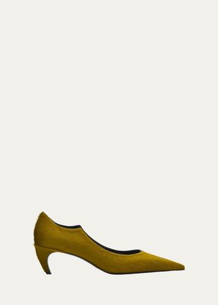 Khaite 50mm Valerie Calf Hair Pumps